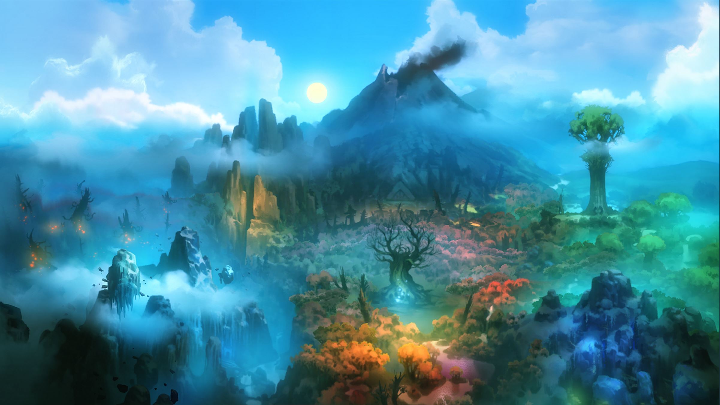 ori and blind forest indie game art design