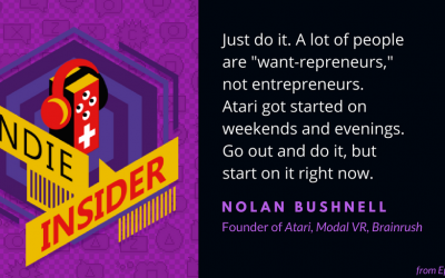 Indie Insider #50 – Nolan Bushnell, Founder of Atari (and a Giveaway!)