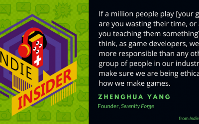 Indie Insider #51 – Zhenghua Yang, Founder of Serenity Forge